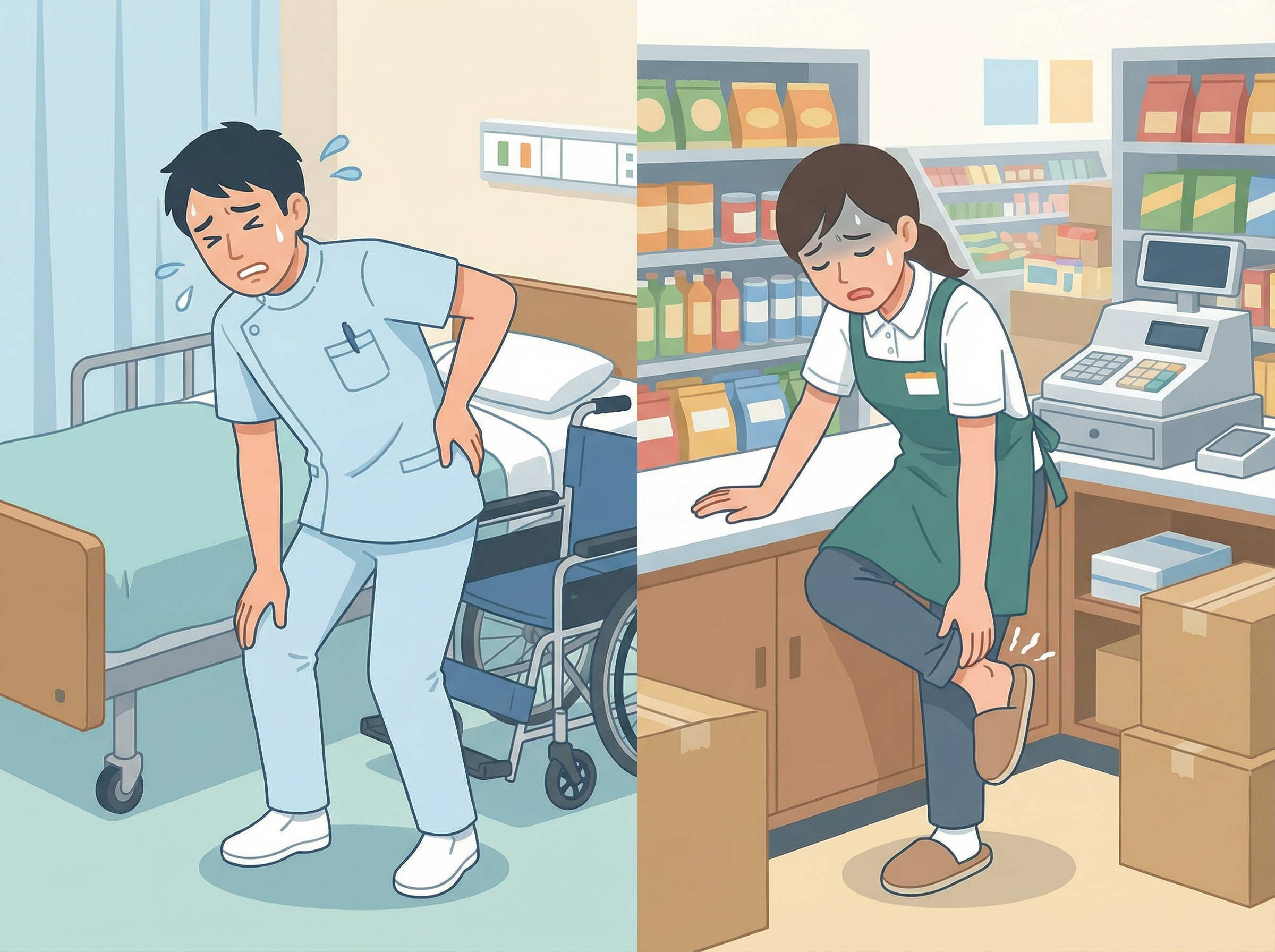 介護・小売の課題